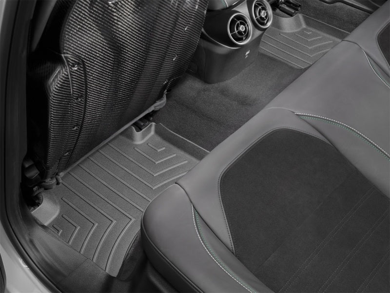 WeatherTech 2017+ Alfa Romeo Giulia Rear FloorLiner - Black