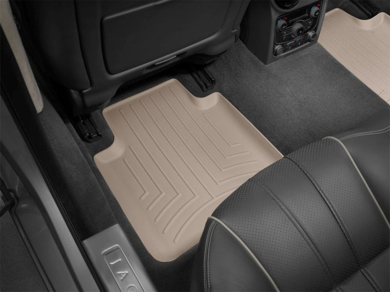 WeatherTech 10+ Jaguar XJ Rear FloorLiner - Black