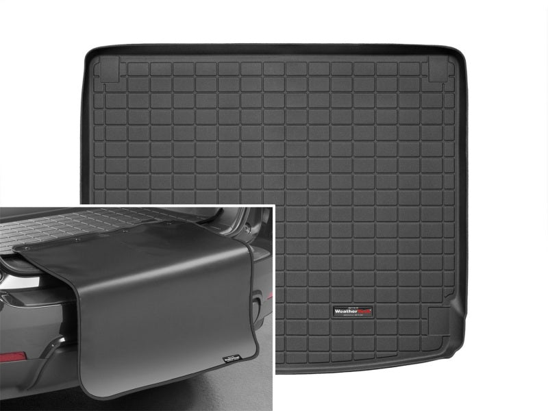 WeatherTech 11-16 Porsche Cayenne Cargo Liners w/ Bumper Protector - Black