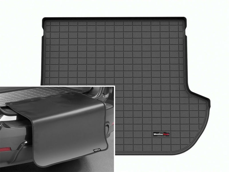 WeatherTech 10-14 Subaru Outback Trunk Cargo Liner w/Bumper Protector - Black