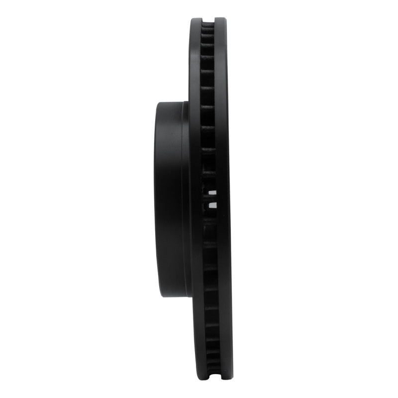 R1 15-19 Subaru Legacy Front Right Drilled & Slotted Black Brake Rotor