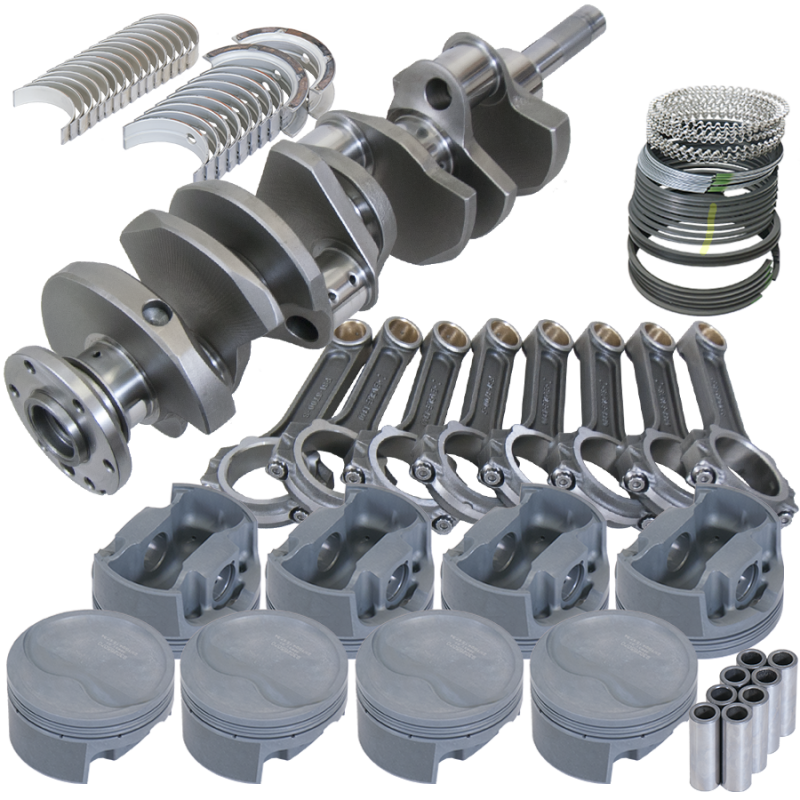 Eagle Ford FE 4.250in Crank 6.700in I-Beam Rods -18cc Inv Dome 4.080in Pistons Rotating Assembly