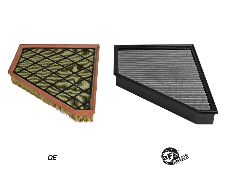 aFe 17-23 GMC Acadia V6 3.6L / 17-24 Cadillac XT5 V6 3.6L Magnum FLOW Pro DRY S Air Filter
