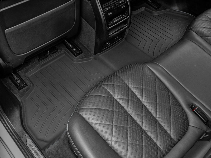 WeatherTech 21-24 BMW X7 40i / 19-20 X7 50i / 20-22 X7 M50i 2nd Row Rear FloorLiner HP - Black