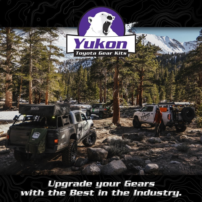 Yukon Gear Ring & Pinion Gear Kit Front & Rear for Toyota 8/8IFS Diff (w/Factory Locker) 5.29 Ratio