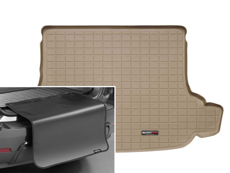 WeatherTech 09-13 Subaru Forester Cargo Liners w/ Bumper Protector - Tan
