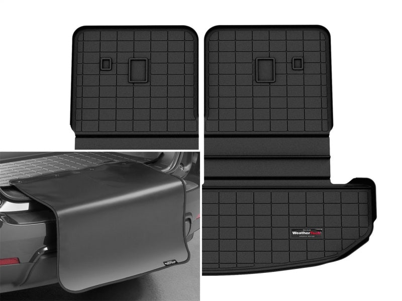 WeatherTech 2021+ Kia Sorento Cargo With Bumper Protector - Black