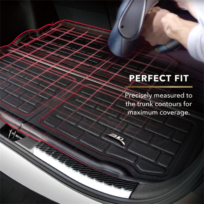 3D MAXpider 18-24 GMC Terrain Kagu Black Cross Fold Cargo Liner