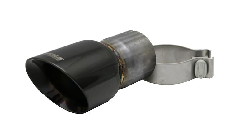 Corsa Single Universal 2.5in Inlet / 3in Outlet Black PVD Pro-Series Tip Kit