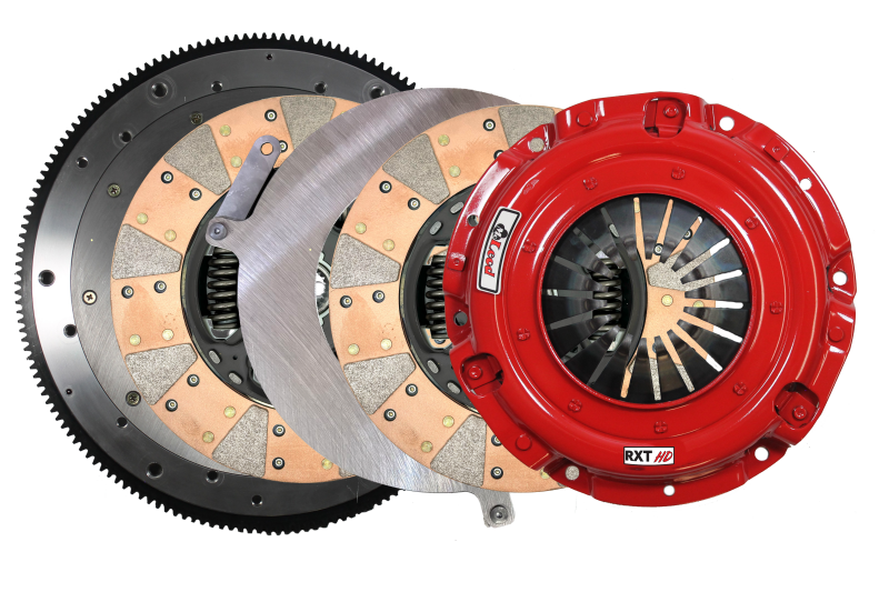 McLeod RXT Twin HD Aluminum Flywheel 6 Bolt LS 9-11/16 x 1-1/8 x 10 Spline Bronze Facing 0BAL 168T