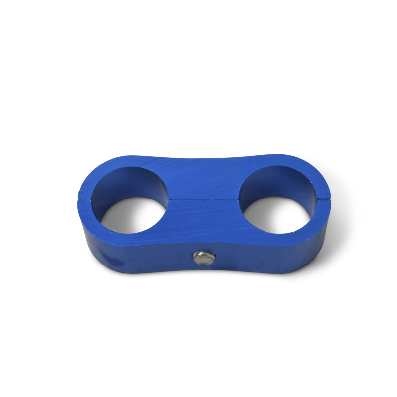Russell Hose Separator For -12 Braided Hose Blue Anodize (2 Pack)