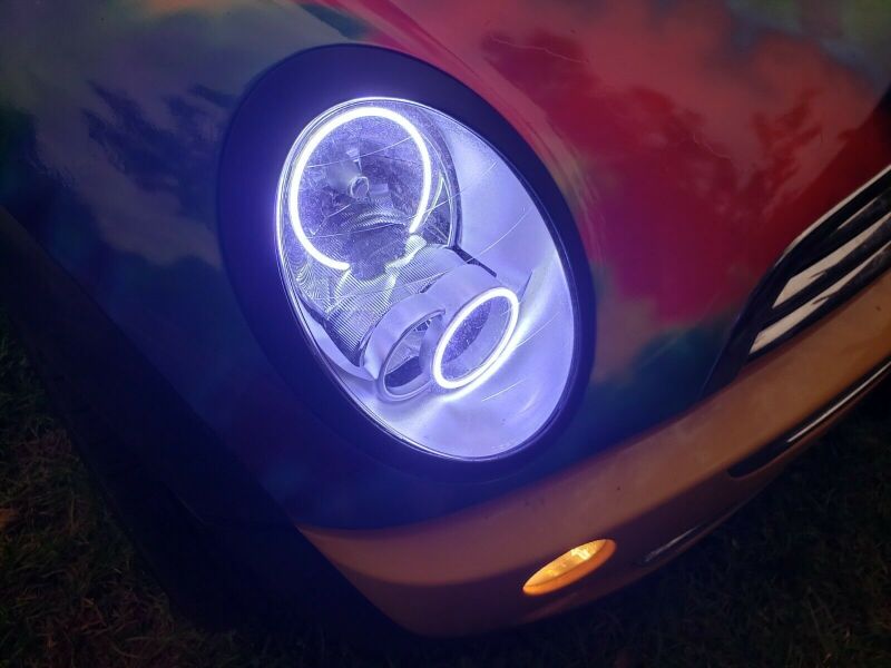 Oracle 05-08 Mini Cooper LED Headlight Halo Kit - UV/Purple