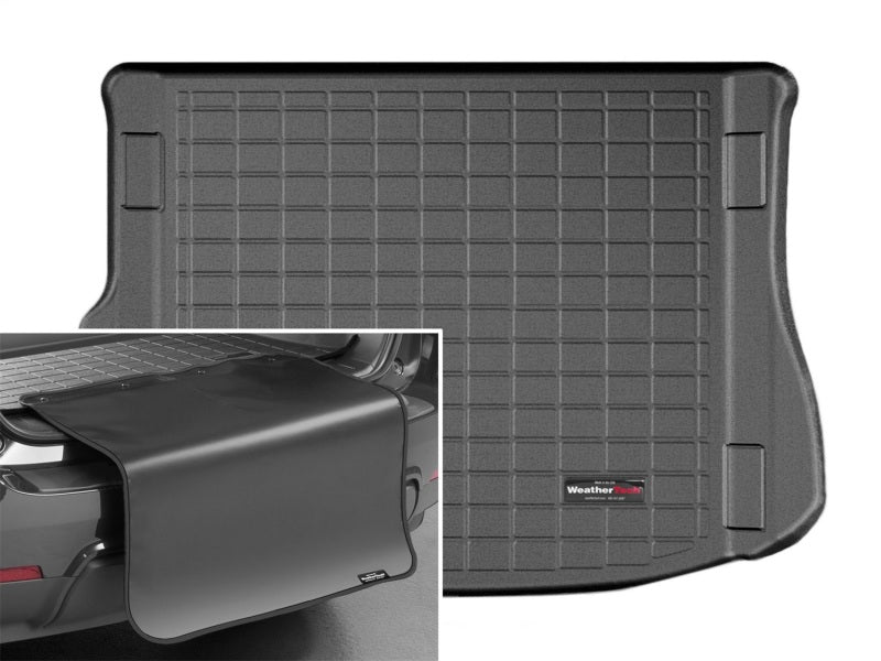 WeatherTech 2012+ Land Rover Ranger Rover Evoque 5 Door Cargo Liner w/ Bumper Protector- Black