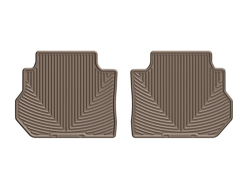 WeatherTech 17+ GMC Acadia / Acadia Denali Rear Rubber Mats - Tan