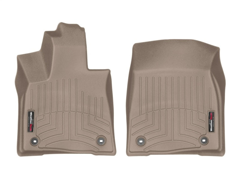 WeatherTech 2016+ Lexus RX Front FloorLiner - Tan