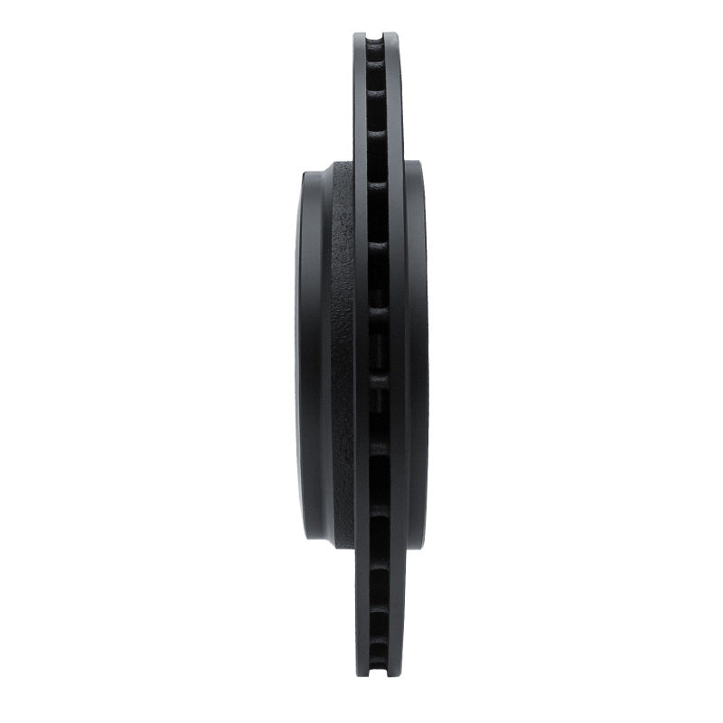 R1 01-06 BMW 330CI Rear Left Drilled & Slotted Black Brake Rotor