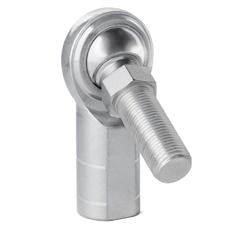 QA1 C Series 2-Pc Rod End - Female/Left Hand - 16mm Bore x M16x2.0 w/Stud - Carbon Steel