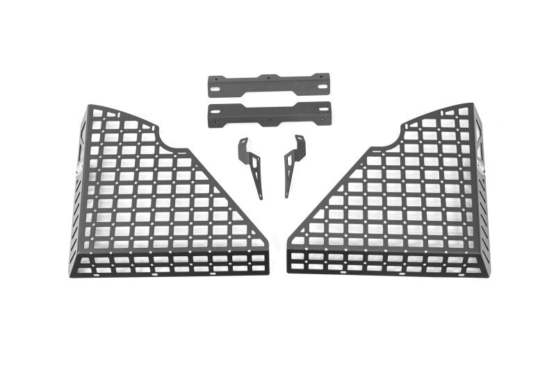 DV8 Offroad 07-18 Jeep Wrangler JK 4-Door Pocketed Rear Window Molle Panels