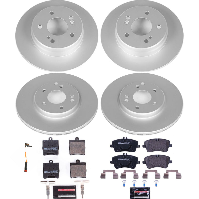 Power Stop 06-08 Mercedes-Benz SLK280 Front and Rear Eurostop Brake Kit