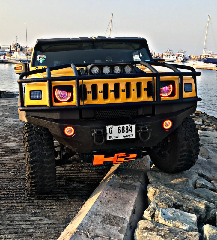 Oracle 03-10 Hummer H2 LED Fog Light Halo Kit - Blue