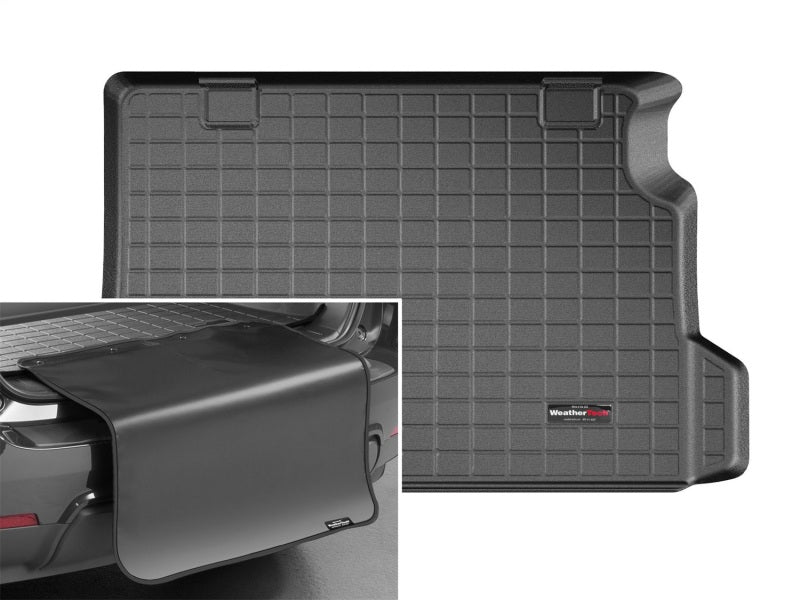 WeatherTech 2020+ BMW X3 30e Cargo With Bumper Protector - Black