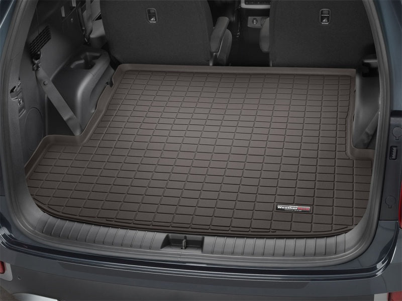 WeatherTech 20+ Hyundai Palisade Rear FloorLiner - Cocoa