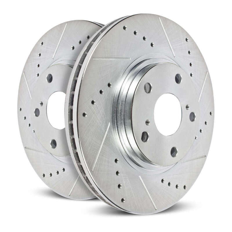 Power Stop 19-20 Infiniti QX50 Front Evolution Drilled & Slotted Rotors - Pair