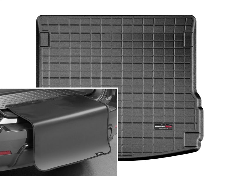 WeatherTech 2015+ Porsche Macan Cargo Liner w/ Bumper Protector - Black