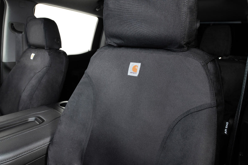 Covercraft 21-24 Ford F-250 Carhartt Super Dux SeatSaver Custom Second Row Seat Covers - Black
