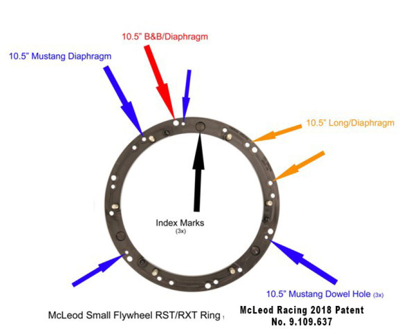 McLeod RXT Clutch Ford 1-1/16in X 10 Spline With Cable Linkage