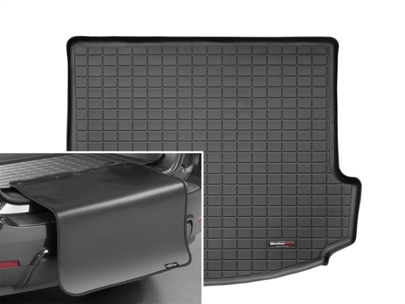 WeatherTech 2007-2013 Acura MDX Cargo Liner w/ Bumper Protector - Black