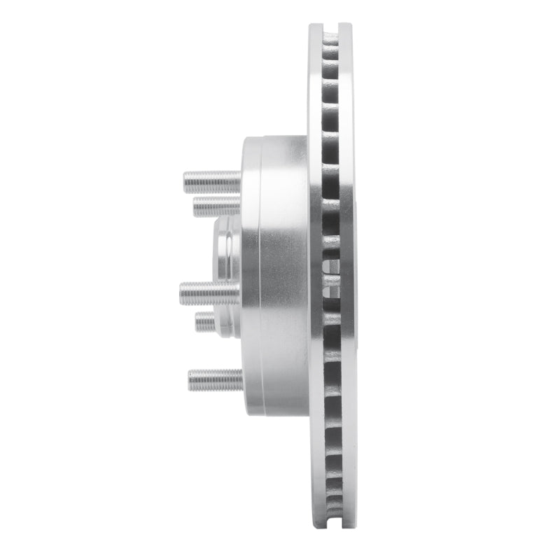 R1 82-87 Volvo 740 Front Right Drilled & Slotted Silver Brake Rotor
