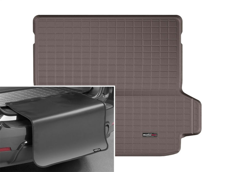 WeatherTech 2019+ Subaru Ascent (Trimming Req For Subwoofer) Cargo Liner w/ Bumper Protector - Cocoa