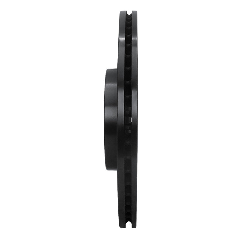 R1 04-11 Mazda RX-8 Front Right Drilled & Slotted Black Brake Rotor