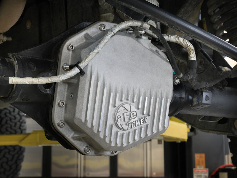 aFe 22-25 Ford Bronco Raptor V6 Rear Diff Cover - Raw w/ Machined Fins