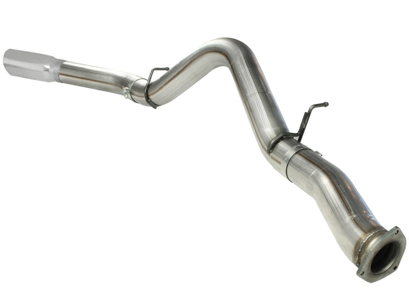 aFe MACH Force XP Exhaust 5in DPF-Polished, GM Diesel Trucks 07.5-10 V8-6.6L 9(td) LMM