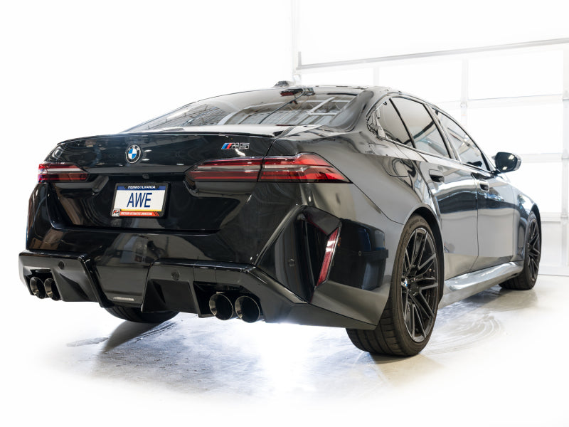 AWE Tuning BMW G90/G99 M5 Track Edition Cat-Back Exhaust - Diamond Black Tips