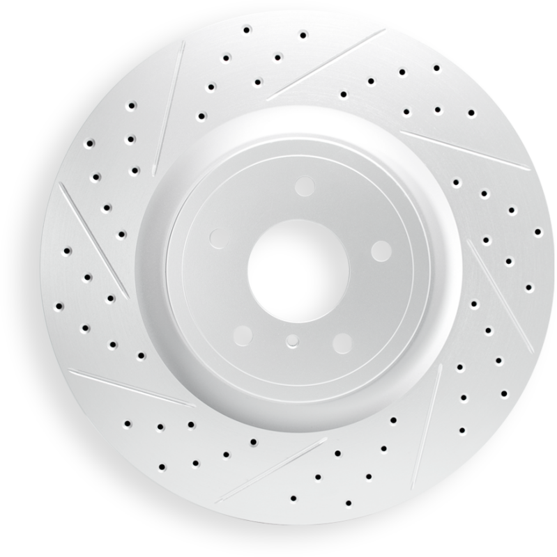 R1 06-15 BMW 328I Xdrive Rear Right Drilled & Slotted Geo-Carbon Rotor