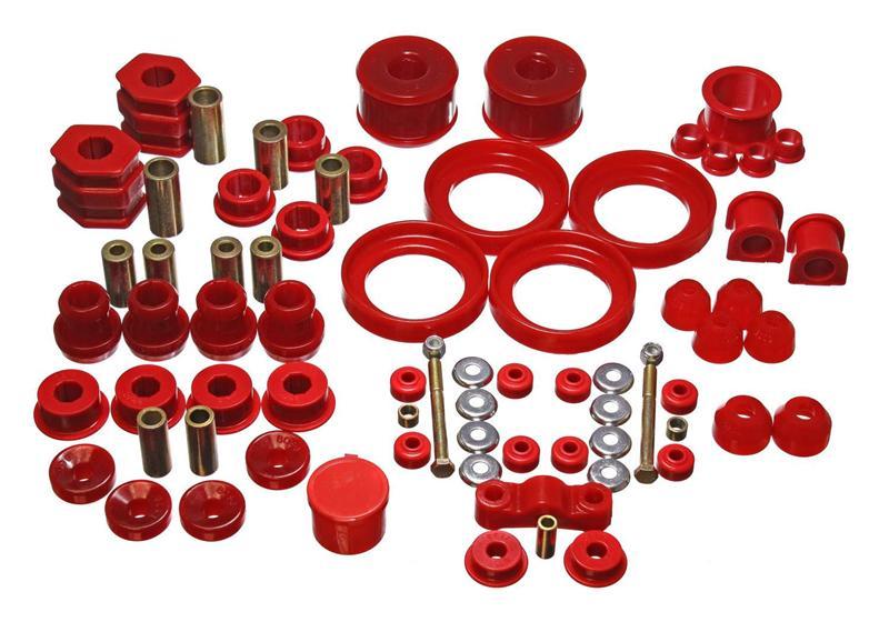 Energy Suspension 04 Pontiac GTO Red Hyper-flex Master Bushing Set