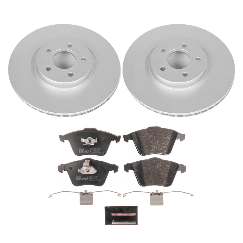 Power Stop 06-13 Volvo C70 Front Euro-Stop Brake Kit