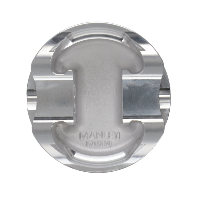 Manley 2018+ Ford Coyote 5.0L 6.75cc Dish 3.667in Bore 12:1 CR 22mm Pin Platinum Ext Duty Pistons