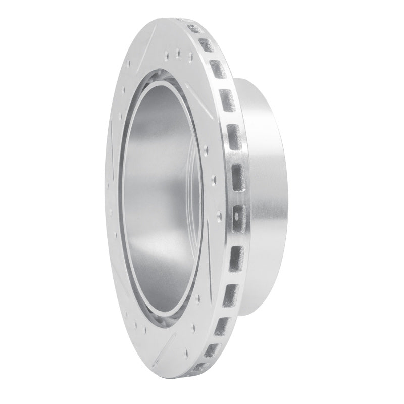 R1 91-99 Dodge STEALTH Rear Right Drilled & Slotted Silver Brake Rotor
