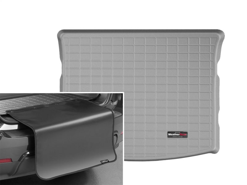 WeatherTech 07+ Jeep Compass Cargo Liner w/ Bumper Protector - Grey