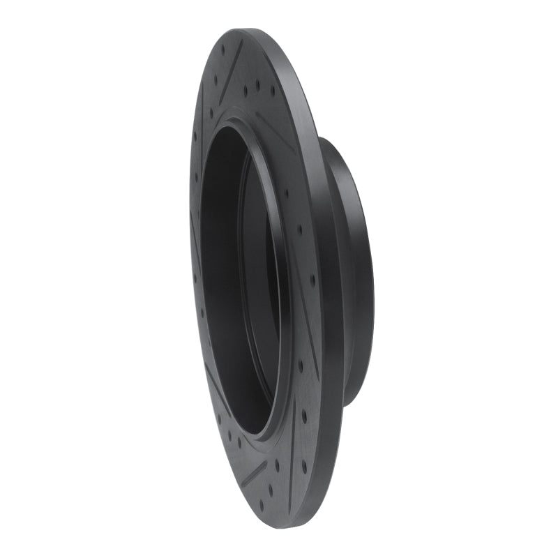 R1 16-23 Mercedes-Benz Viano (Mexico) Rear Right Drilled & Slotted Black Brake Rotor