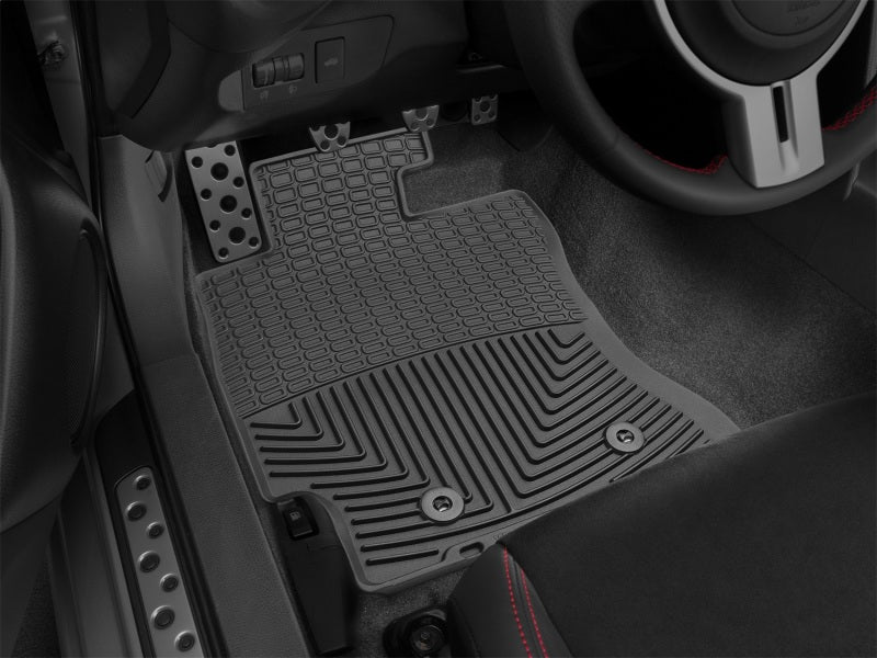 WeatherTech 2013+ Scion FR-S Front Rubber Mats - Black