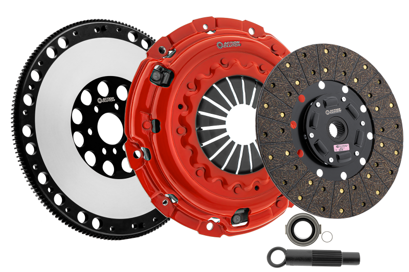 Action Clutch 05-12 Subaru Legacy GT 2.5L (EJ255) Turbo AWD Stage 1 Clutch Kit (1OS) w/Lightened FW