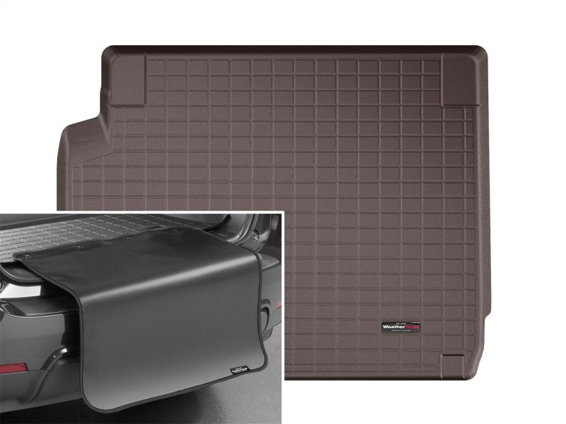 WeatherTech 2017+ Land Rover / Range Rover Discovery Cargo With Bumper Protector - Cocoa