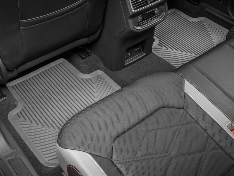 WeatherTech 18-24 Volkswagen Atlas (Incl. 20-24 Cross Sport) Rear Rubber Mats - Grey