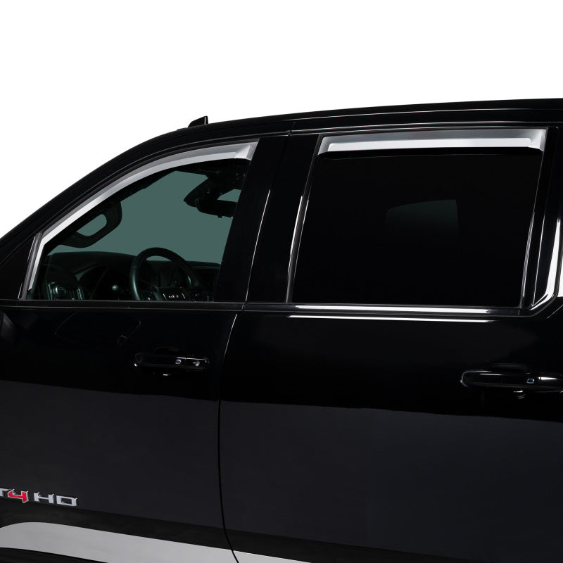 Putco 14-18 Chevy Silverado LD - 4 Door - Crew Cab Element Chrome Window Visors