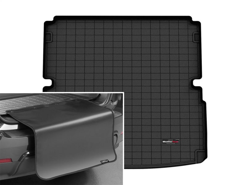 WeatherTech 22-24 Acura MDX Cargo With Bumper Protector - Black